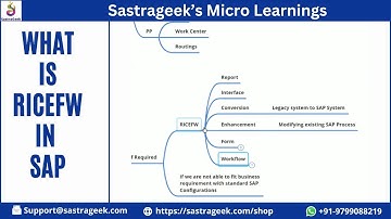 What is RICEFW in SAP