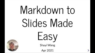 How to Convert Your Markdown Content into Slides Easily with A Web App? Wealth