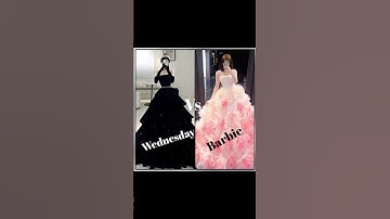 Barbie Vs Wednesday 🖤🩷#choose#barbie#wednesday#youtubeshorts#shorts#shortsfeed