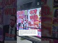 Epstein ‘Walk of Shame’ and ‘GOP Gone Wild’ signs seen in Dallas during GOP convention