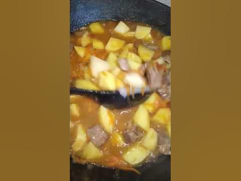 Тушоная Картошка С Говядиной. Получился Просто Шедевр👍👍👍 - YouTube