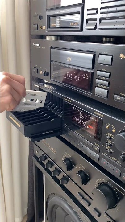Pioneer Player - Vintage Hifi Setup - Cassette Tape Player #audio #hifi #loudspeaker #cassette