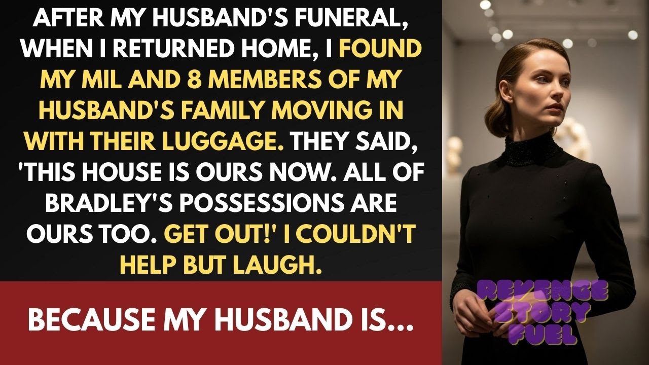 After my husband’s funeral, my in-laws moved in and said ,“This house belongs to us. Leave! but