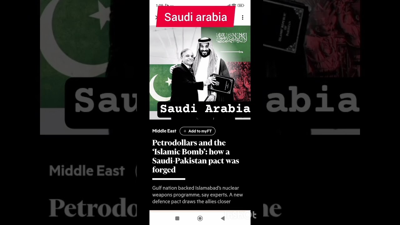 :"Saudi Arabia & Pakistan Secret Deal? | Petrodollars & Islamic Bomb Story 🔥"