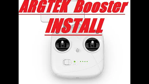 Quick ARGTeK Controller Install: How to Upgrade DJI Phantom 3 STANDARD Antenna Range Extender Remote