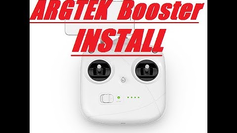Quick ARGTeK Controller Install: How to Upgrade DJI Phantom 3 STANDARD Antenna Range Extender Remote