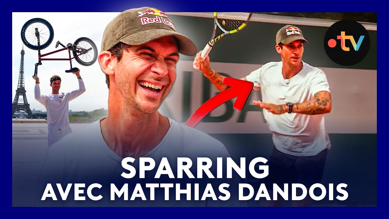 On a défié la star du BMX Matthias Dandois au tennis !
