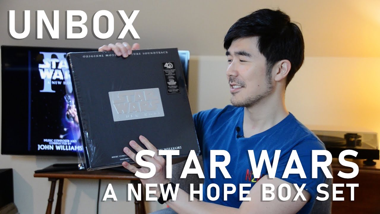開箱] Star Wars: A New Hope Soundtrack [40th Anniversary Box Set