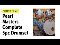 Pearl | Masters Maple Complete | 5pc ltd. | Sound Demo (no talking)