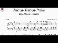 Tritsch Tratsch Polka Op 214 In A Major Johann Strauss II Piano Tritsch Tratsch Polka Op 214 In A Major Johann Strauss II Piano