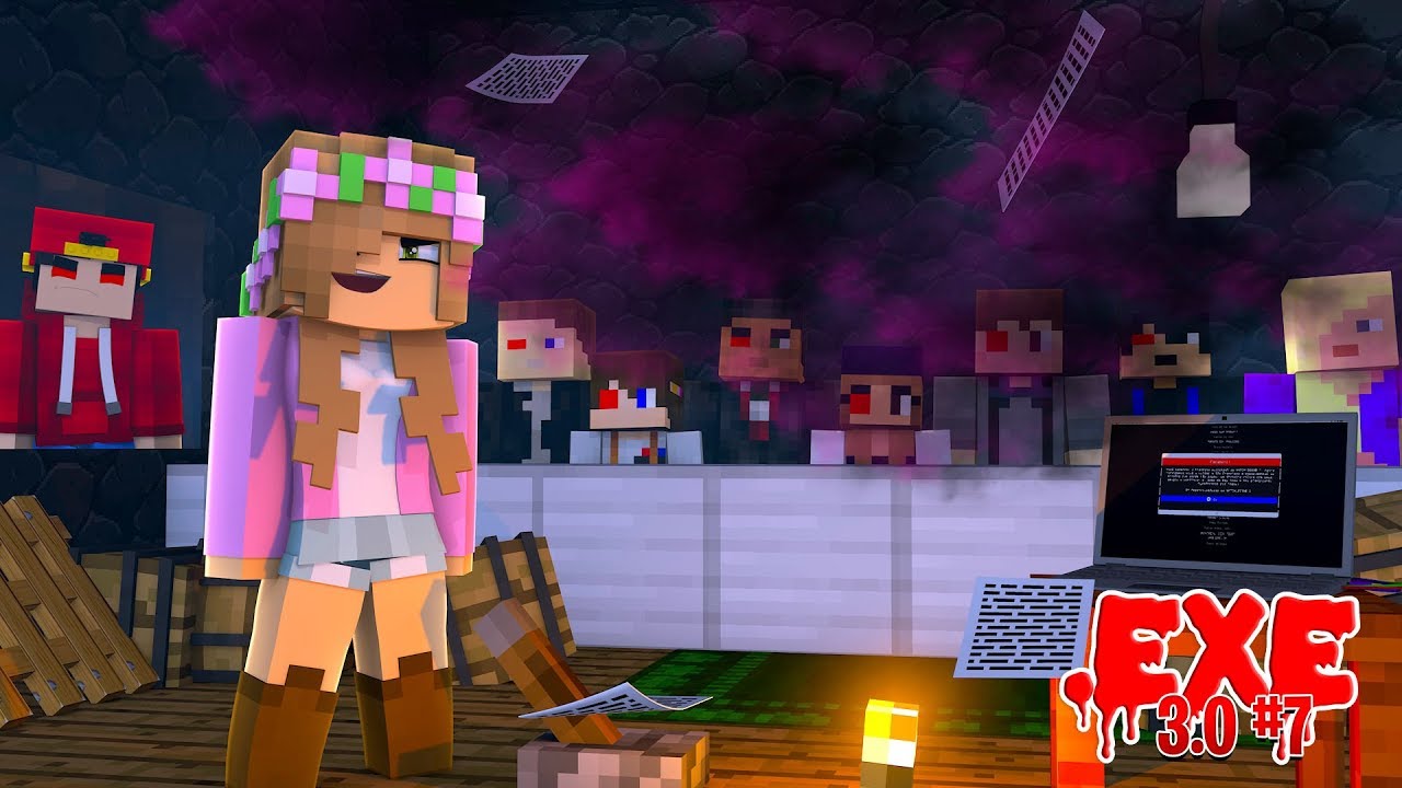 Minecraft .EXE 3.0 #7 - LITTLE KELLY HAS A CURE MACHINE!!!