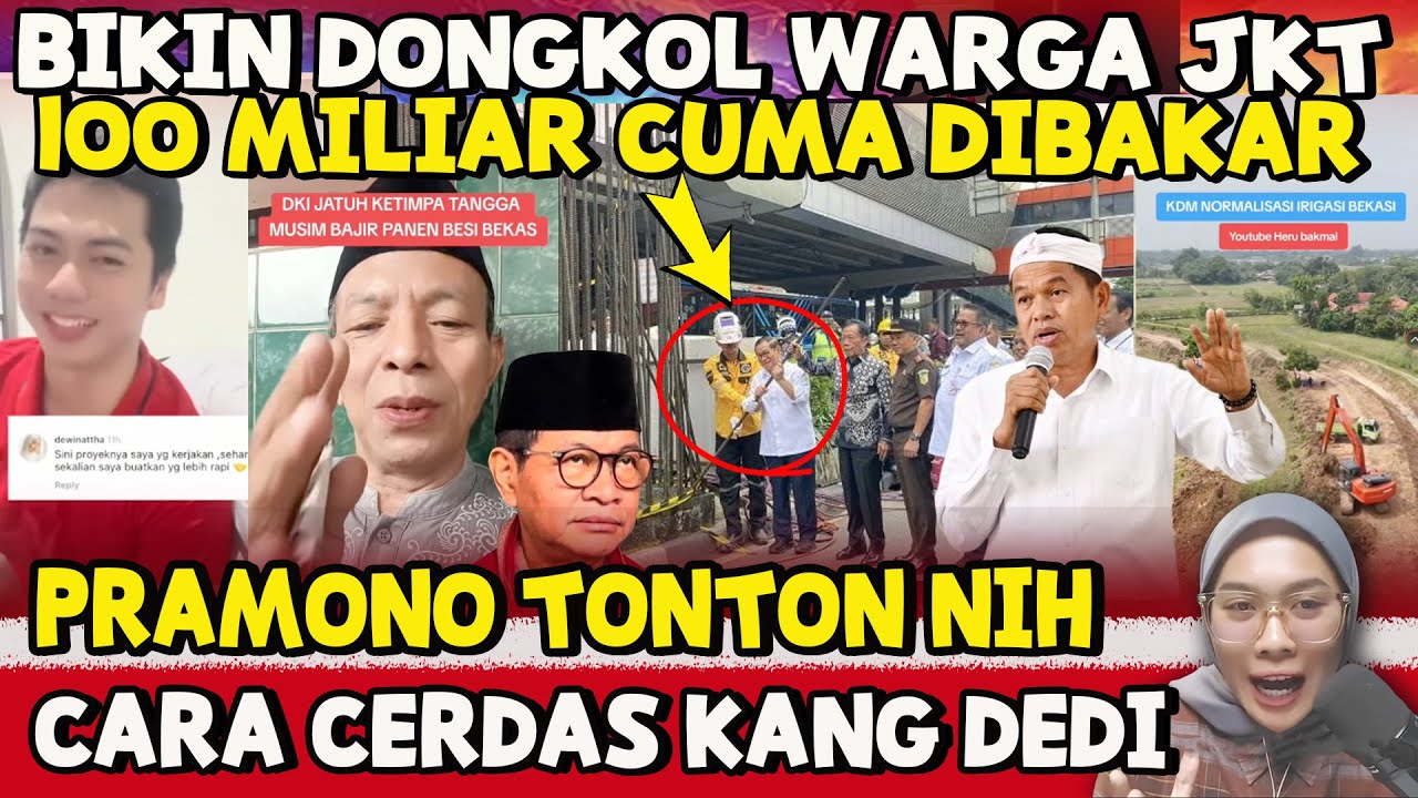 BIKIN GEGERR‼️PRAMONO ANGGARKAN 100 MILIAR CUMA BUAT BONGKAR😱KDM NGEBUT BANGUN JABAR🔥