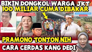 BIKIN GEGERR‼️PRAMONO ANGGARKAN 100 MILIAR CUMA BUAT BONGKAR😱KDM NGEBUT BANGUN JABAR🔥