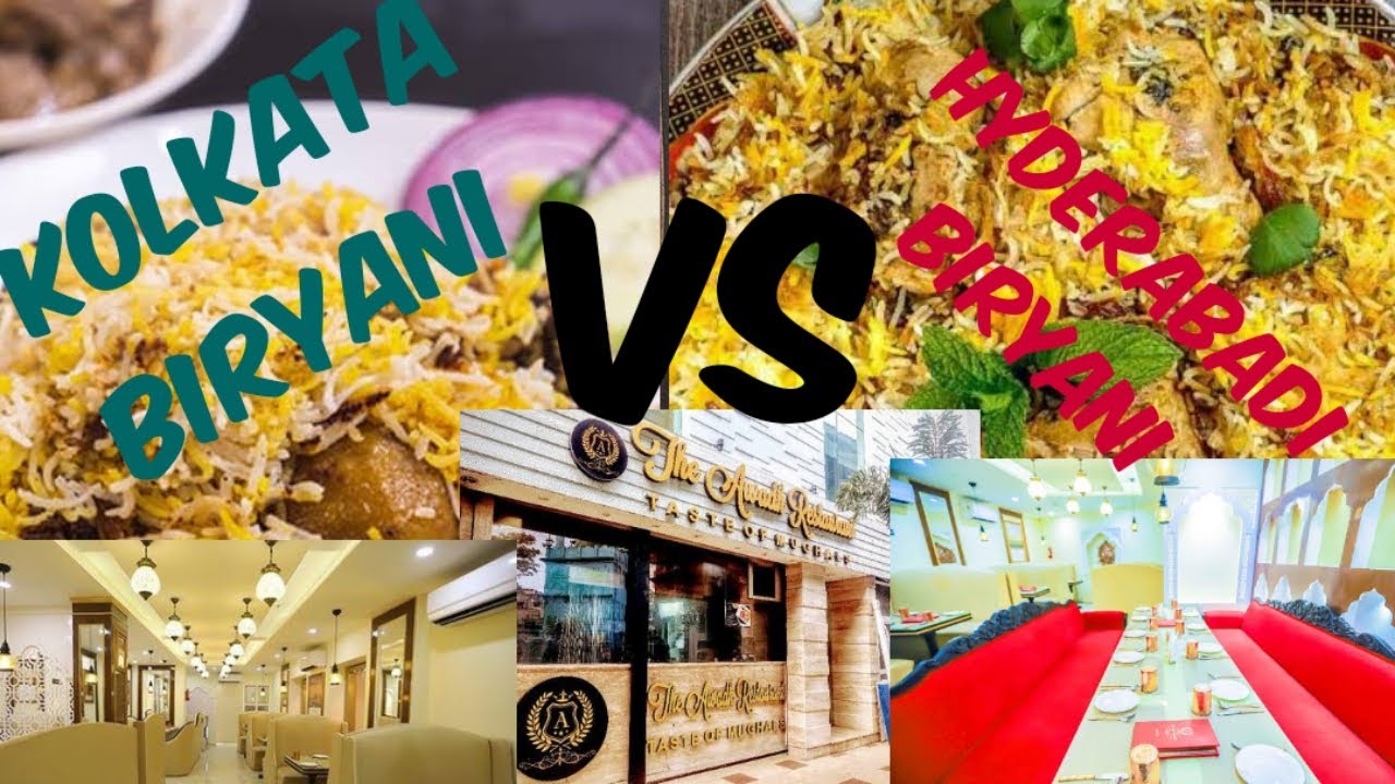 KOLKATA BIRYANI vs. HYDERABADI BIRYANI - FOOD VLOG 02 #biryani #kolkata