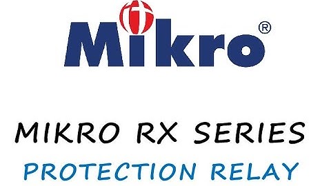 MIKRO RX PROTECTION RELAY with NFC function