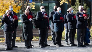 Montreal holds closed ceremony to mark Remembrance Day 2021