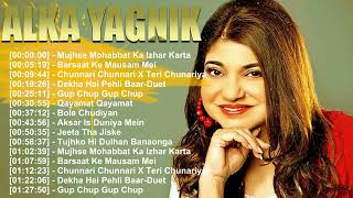 Alka Yagnik Love Ballads  Iconic  From Golden Era Bollywood Movies