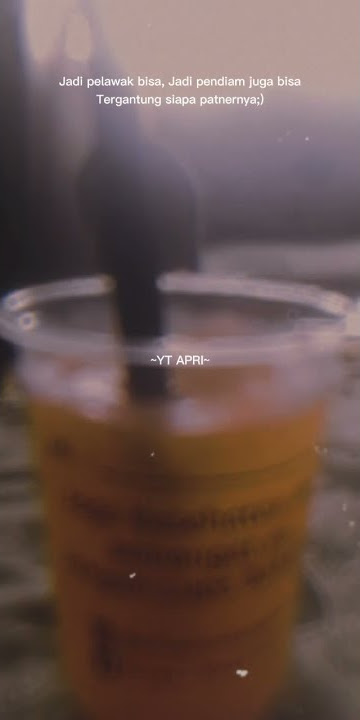 Story Wa 30 detik Enak ya siang gini minum Minuman 🤤🤤🤤