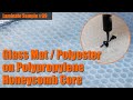 Laminate Sample #39: Open-Molded Glass Mat / Polyester on Polypropylene Honeycomb Core