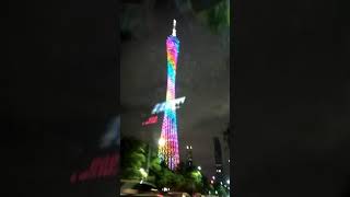 The canton tower, guangzhou city,china ...