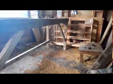 Membuat Workbench Meja  Kerja  Sederhana Dari Kayu  Bekas 