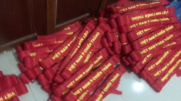 Làm Băng Rôn Quấn Đầu Cỗ Vũ Bóng Đá Đội Tuyển VN Số Lượng Lớn ( 0982 618 678 - 0985 812 849)