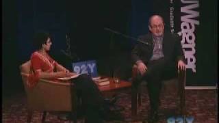 Salman Rushdie and Irshad Manji at the 92nd Street Y