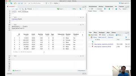 Statistika dengan R Part 1