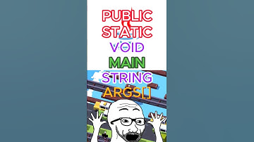 Public Static Void Main String Args[]...? 🙃 #shorts