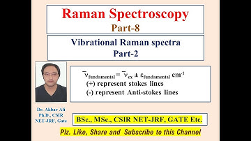 Vibrational Raman Spectra, Part-2 II #Raman Spectroscopy Part-8; #BSc#MSc#CSIRNETJRF#GATE
