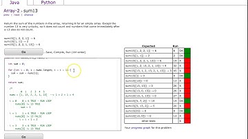 Codingbat - sum13 (Java)