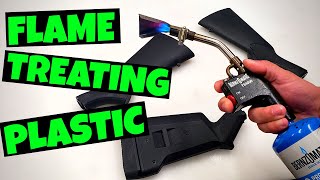 Flame Treating Plastic | How to prep plastics for painting or hydro dipping