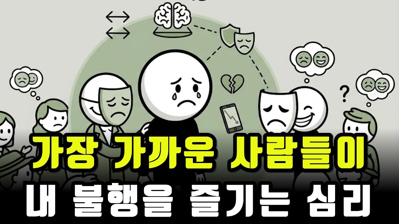 가장 가깝다고 생각한 사람들이 내 불행을 즐기는 심리: 샤덴프로이데의 정체ㅣ심리학ㅣ삶의지혜ㅣ자기계발 l 인간관계
