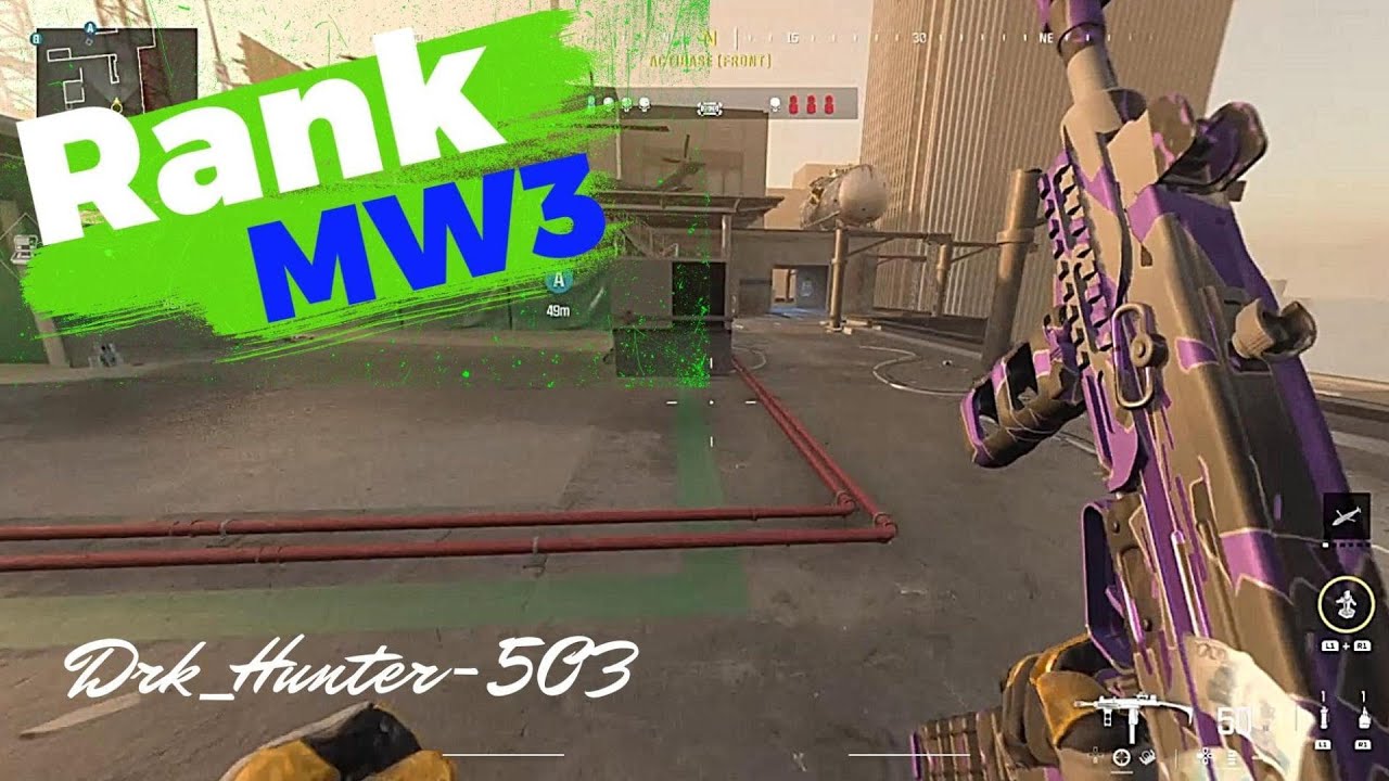 Call of Duty MW3 - Rank - 3 vs1 - YouTube