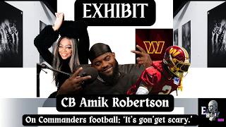 FULL VID: CB Amik Robertson says Commanders will be 'scary' in '26; explains forgives dad & crawfish