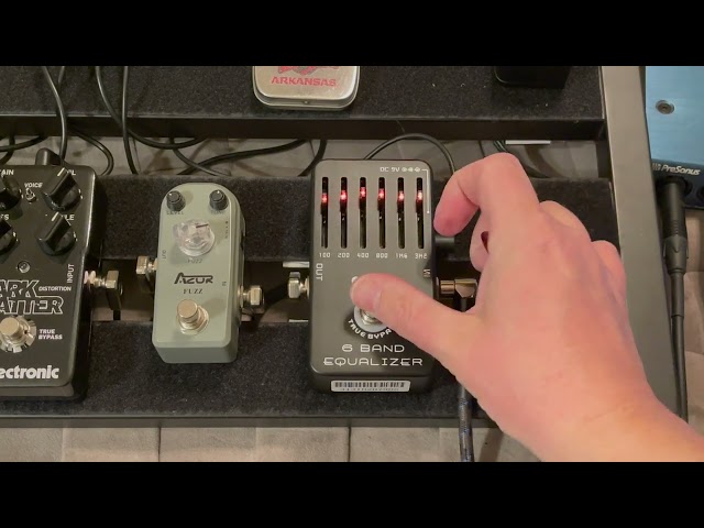 Joyo EQ Pedal Demo - No talking class=