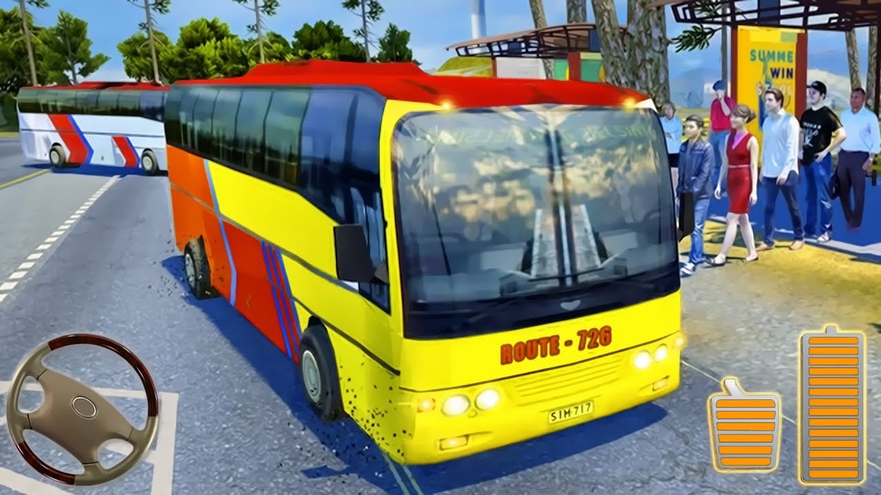 Offroad Coach Bus Simulator 2019 - AutoBus Drive | Android Gameplay