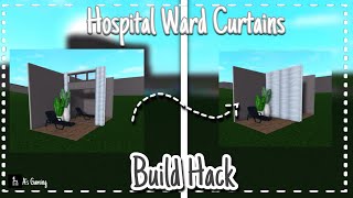 Hospital Ward Curtains  | Build Hack | Bloxburg