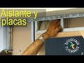 Construir tabiques de yeso laminado (Pladur) 2: aislante y placas (Bricocrack)