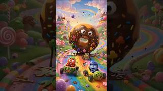 GIANT DONUT CHASE! 🍩 Candy World Race 🏎️ Baby Flow 3D