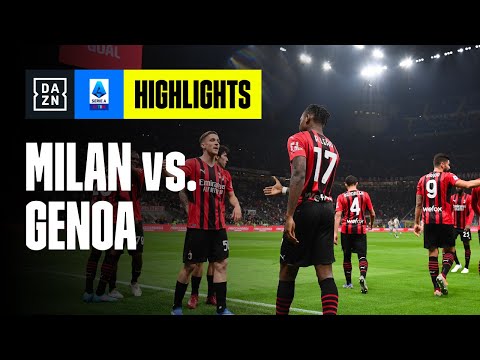 Un gol per tempo: Milan - Genoa: 2-0 | Serie A TIM | DAZN Highlights