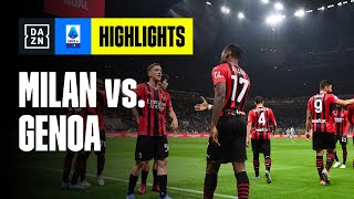Un gol per tempo: Milan - Genoa: 2-0 | Serie A TIM | DAZN Highlights -  YouTube