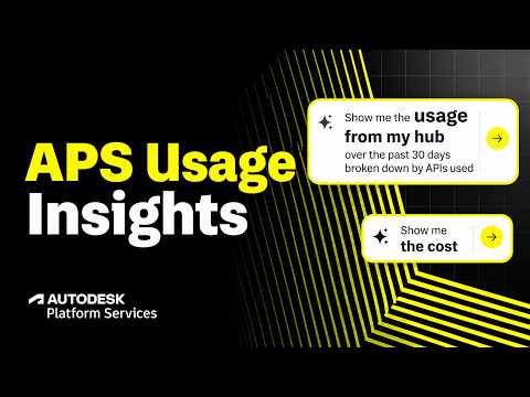 PREVIEW | APS Usage Insights with Autodesk Assistant