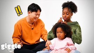"How Can I Do My Blasian Daughter's Hair?" Korean Dad Asks Black Woman For Help..!