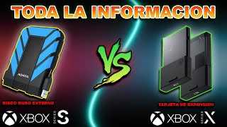 DISCOS DUROS EXTERNOS VS TARJETA DE EXPANSION XBOX TODA LA INFORMACION