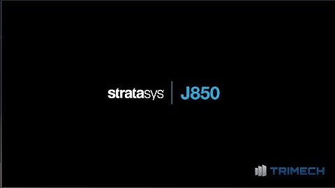 Stratasys J850 3D Printer Overview Video