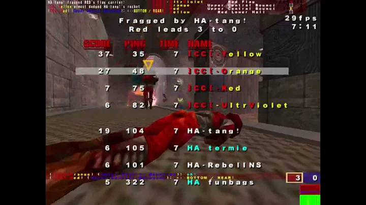 Quake 3 CTF - Crayola Clan ]CC[ vs Ho Ass - q3wctf3 - Orange POV