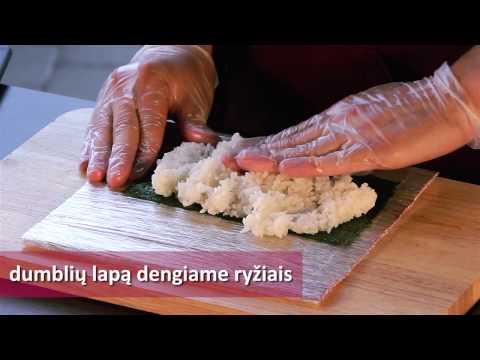 Video: 3 būdai susukti suši