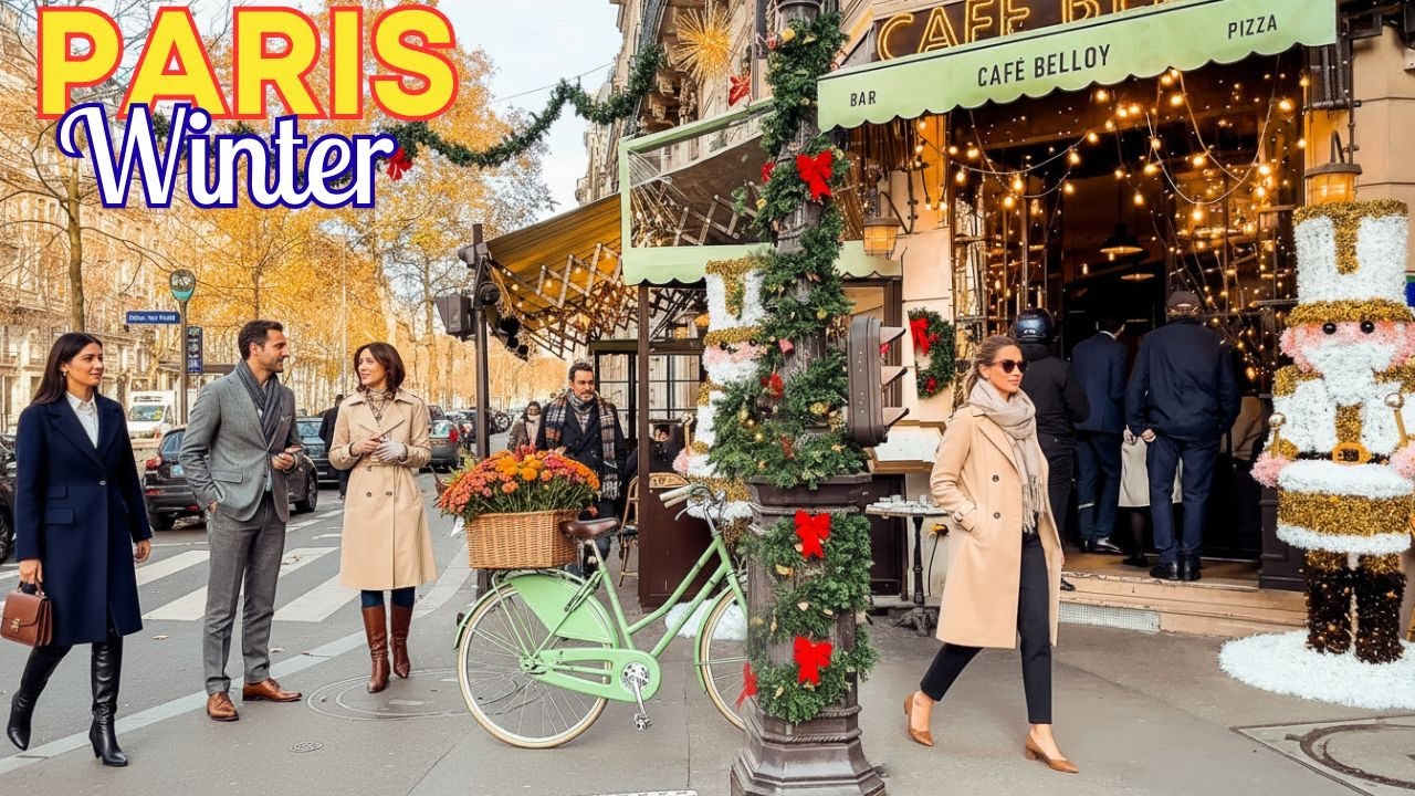 17 December 2025 – Paris December Noon Walk 🧣 | Eiffel Tower to Champs-Élysées | 4K HDR
