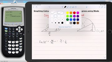 Graphing Calculator - Changing to Radians or Degrees using Mode